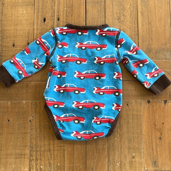 Maxomorra red car print matching set - Picture 4 of 8